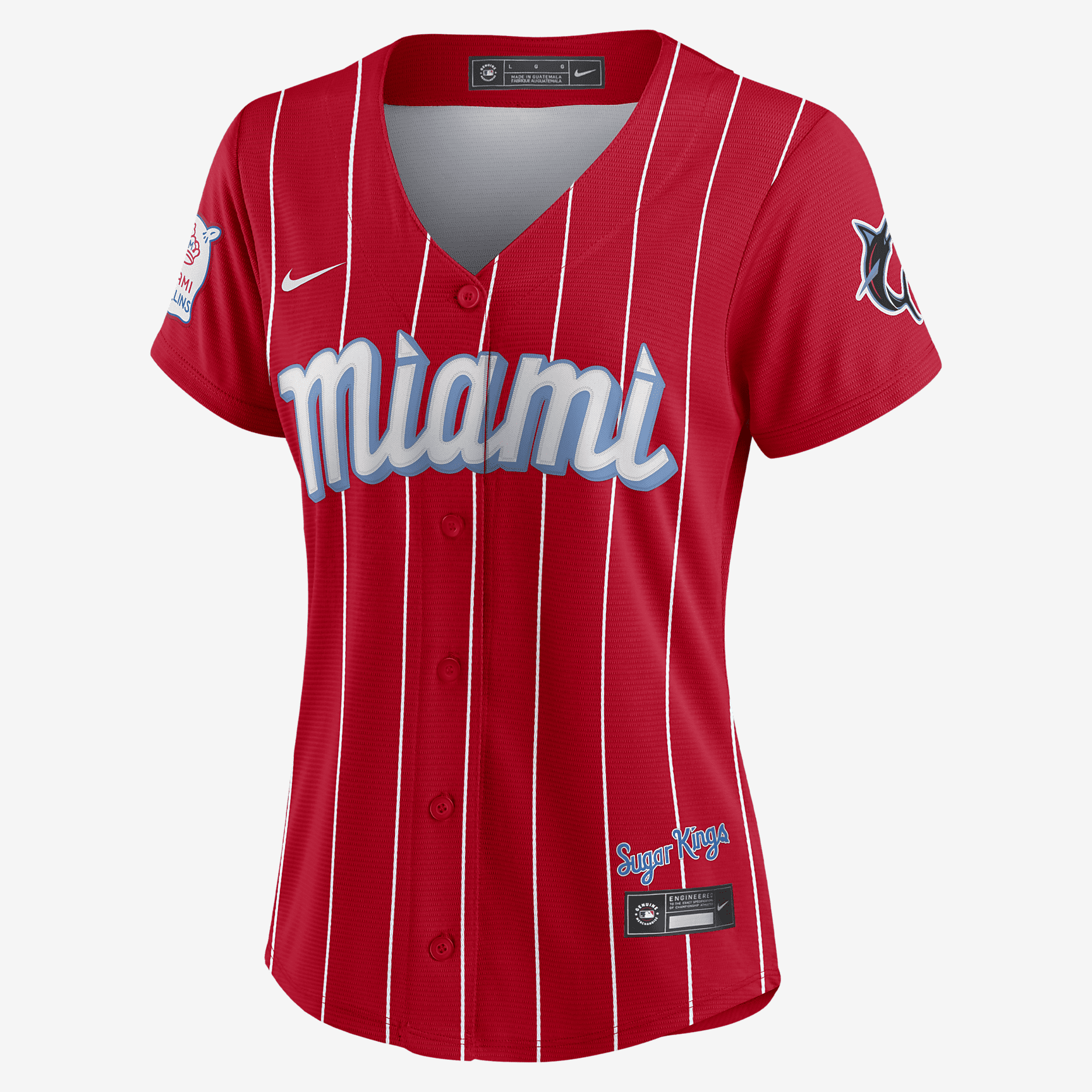 MLB Miami Marlins City Connect Women's Replica Baseball Jersey - Red – Ace  Athletic Threads